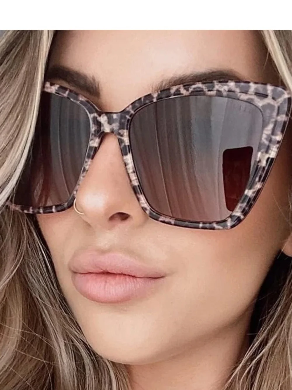 DIFF Becky II LE-GF 30 Sunglasses Tortoise Leopard Women